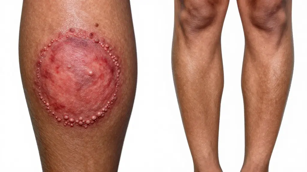 Hasil sebelum dan sesudah pemakaian Sabun Cabiyes - kurap