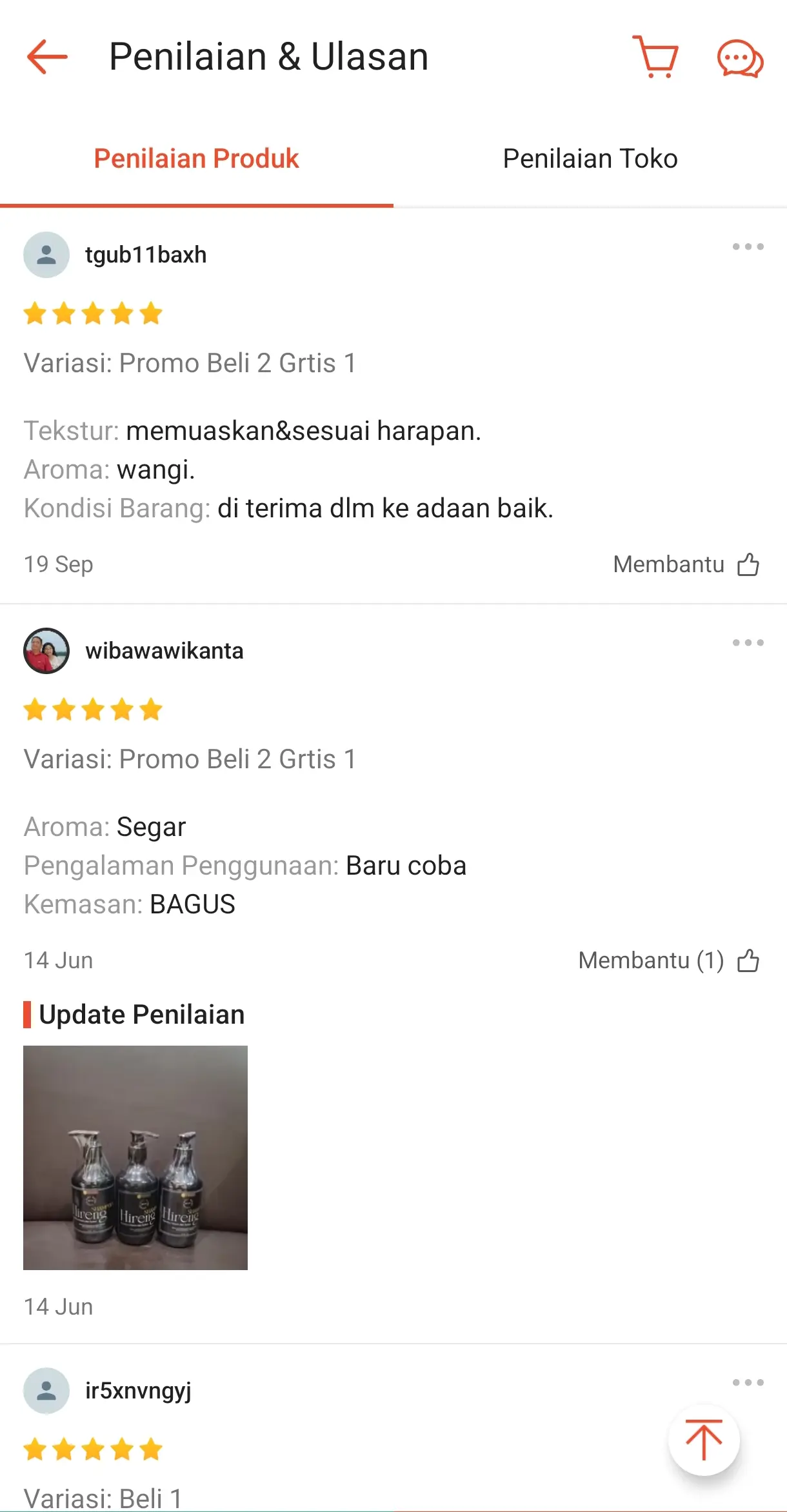 Review Shopee Shampo Hireng #2